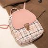 Рюкзак в клетку с регулируемым плечевым ремнем, симпатичный маленький рюкзак, сумка на молнии для отдыха на плече, сумка для мобильного телефона, сумка для помады, сумка для ключей