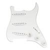 Musiclily Pro SE SSS Strat Prewired Pickguard Staggered Alnico 5 Single Coil Pickup для электрогитары ST Stratocaster White 3P,