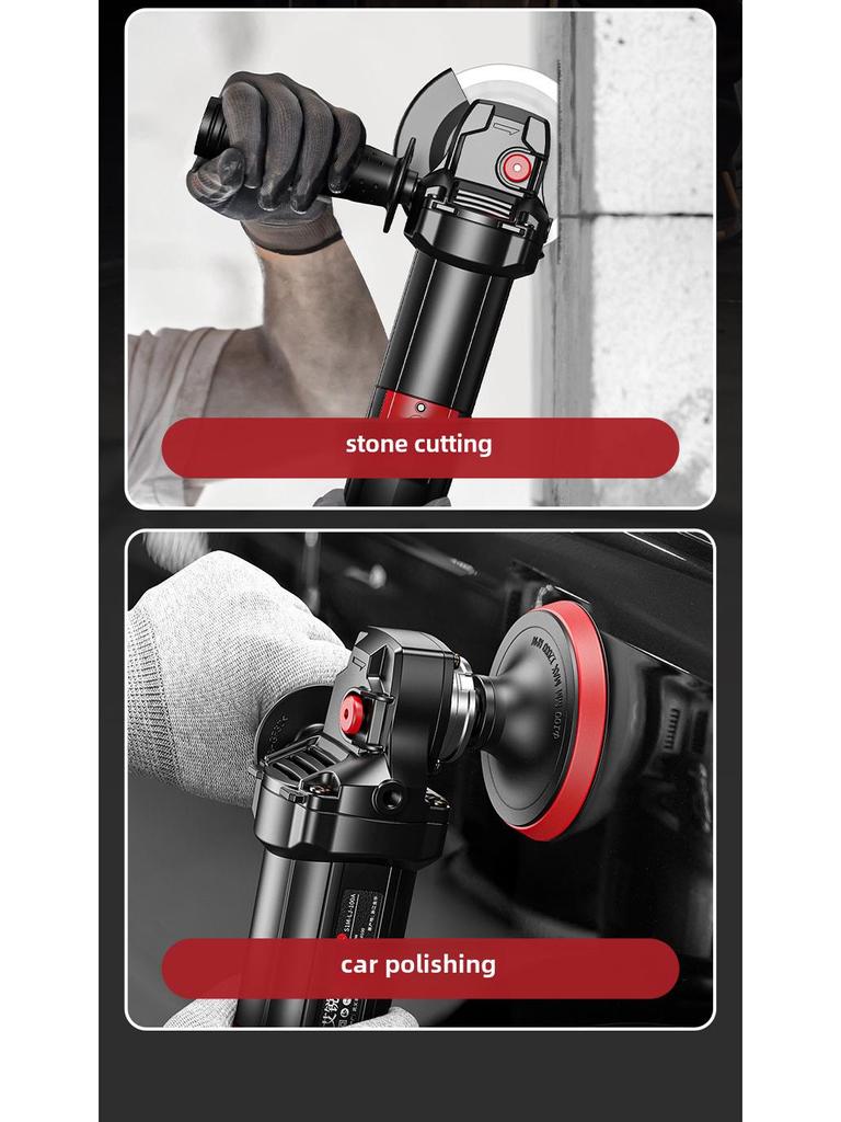 German Multifunctional Angle Grinder: Home & Industrial Use for Grinding, Polishing, and Cutting.