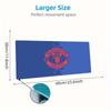 Man United2 Print  Cushion Non-slip Laptop Tablet Big Mousepad XXL Mat Mini PC Playmat With Lock edge