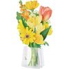 Sanrio Birthday Card Yellow Flowers In Transparent Vase Greeting Card Can Be Shipped Overseas BD109-2831701