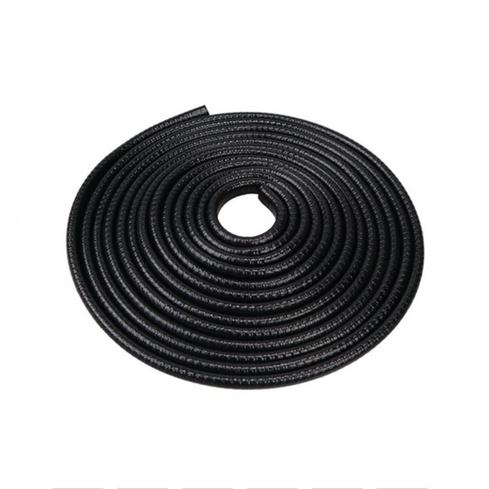 5 м защитная полоса для двери автомобиля, защитная полоса для кромки уплотнителя, без пасты, со стальным диском, накладка на бампер, Стайлинг автомобиля