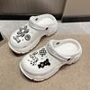 Outer Shoes Summer Women Cave Wear Cute Sandals Thick Bottom Heightened Nonslip Beach Nurse Slippers