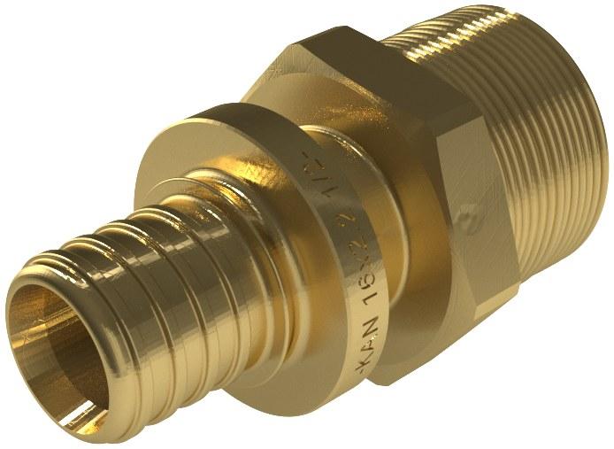 UltraLINE brass connector GZ - 14 R1/2"