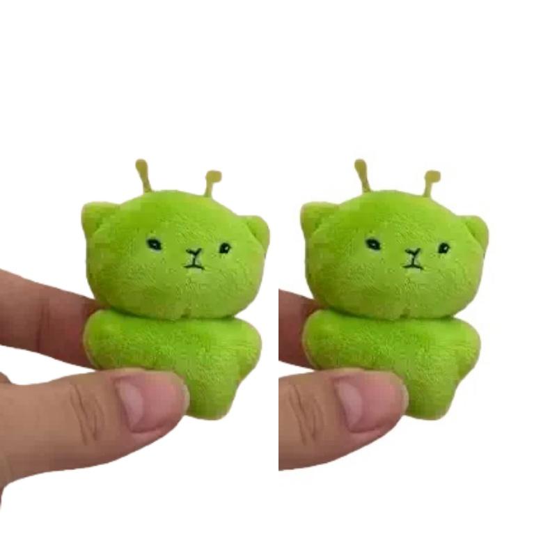 Новая мини-инопланетная кошка Вторжение на Землю Ручная работа Кукла Подвеска Супер мягкая Милая Аксессуары для сумок Подарки Супер милая