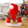 Plush Christmas Hat Polyester Santa Snowman Hat Xmas Cap Xmas Arts Hats  Xmas Gift