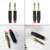 2/3 Pole Audio Mono Stereo Jack 6.35mm 6.5mm Male Connector Gold-Plated 1/4 Inch Plug Microphone Cable