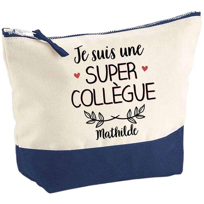 Trousse de maquillage - PLANETEE - Mathilde Super Collègue - grand format - coton - impression HD