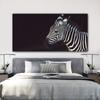 Постеры и принты в виде зебр, холсты с изображениями животных, черно-белые картины, настенное искусство для гостиной,
