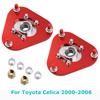 Комплект передних койловеров с регулируемыми чашками (Top Camber Plates) для Toyota Celica 2000-2006 Передняя регулируемая чашка стойки красная