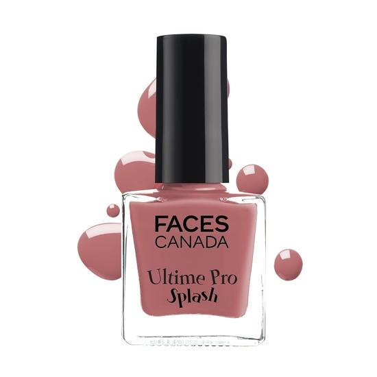 FACESCANADA Ultime Pro Splash Nail Enamel - Beach Rose 157 (8ml)|Быстросохнущий и Faces Canada Ultime Pro Splash Nail Enamel