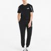 PUMA Power Tape Knitted Sweatpants Men's Black Moderate Cuffed Pants 846543-01
