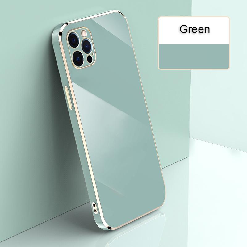 Роскошный 6D гальванический позолоченный блестящий цветной чехол-бампер для телефона для iPhone Samsung Xiaomi Oppo Moto Girls Мягкая силиконовая противоударная задняя крышка