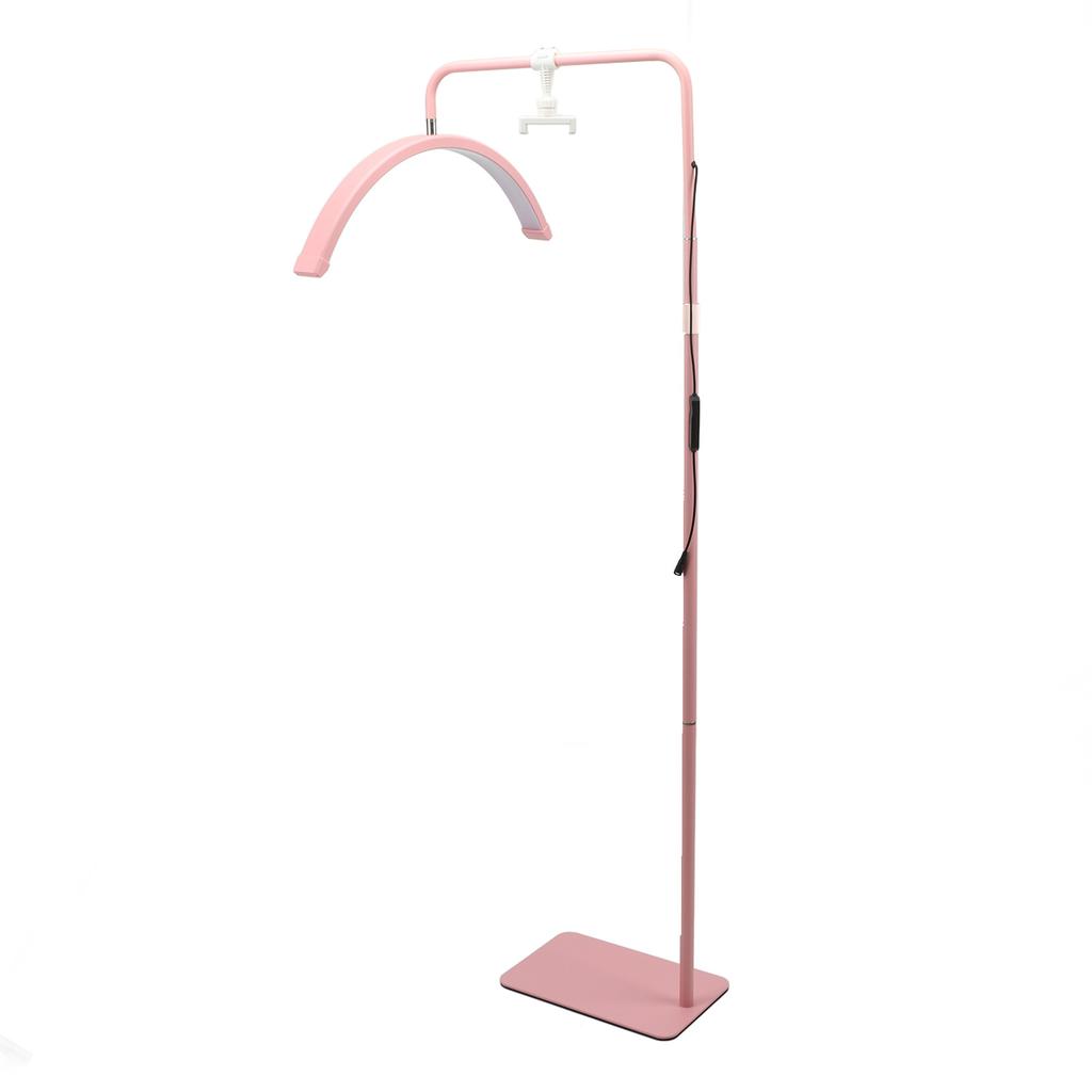 Half Moon Light U Shaped LED Fill Light Height Adjustable Infinitely Dimmable Beauty Floor Lamp for