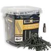 VKKM Unbreakable Bonds Wood Screws - 350-Count #9 & #10 X 3’', Tan and Dark Options for All Wood and Fence Projects