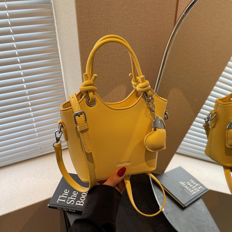 Премиальная маленькая сумка женская новая летняя универсальная сумка-мессенджер повседневная портативная сумка-ведро