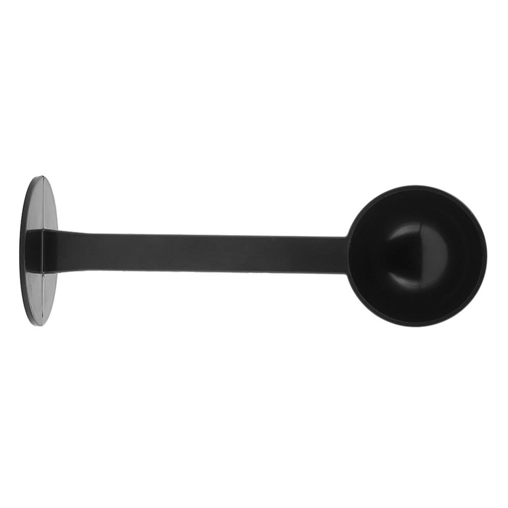 Integrated Tamper Coffee Bean Spoon Black Color Espresso Scoop Tool For Tea Brewing