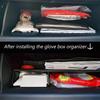 For RAV4 2024 2023 2022 2021 2020 2019 Glove Box Organizer Compatible Insert Glove Compartment Dividers Car Interior Accessories