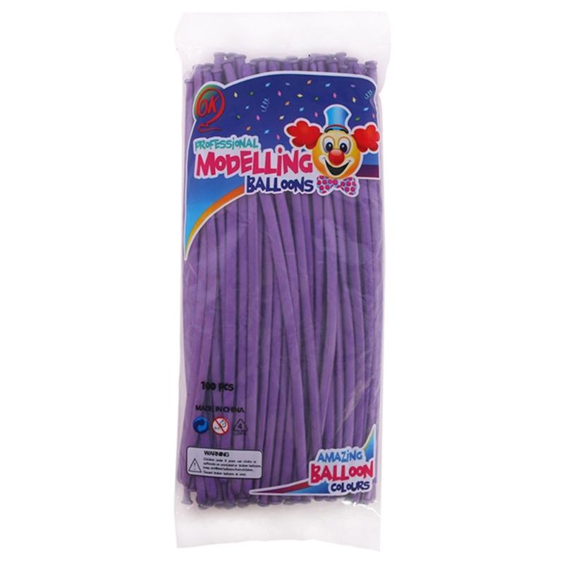 100Pcs Magic Balloons Long Latex Balloon DIY Animal Balloon Ornaments for Wedding Birthday Holiday Party Decoration