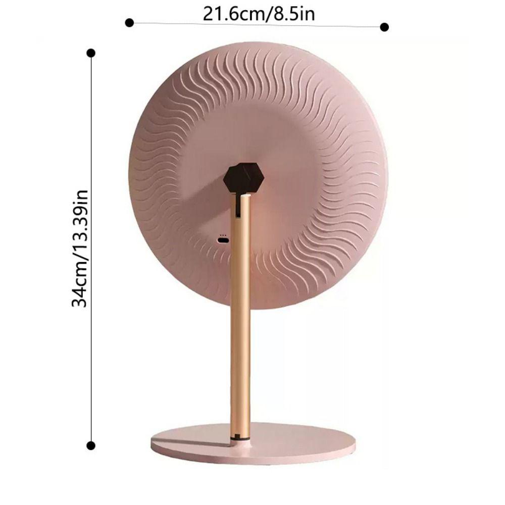 Вращающееся светодиодное зеркало для макияжа, регулируемые портативные косметические зеркала с подсветкой, настольные зеркала для женщин