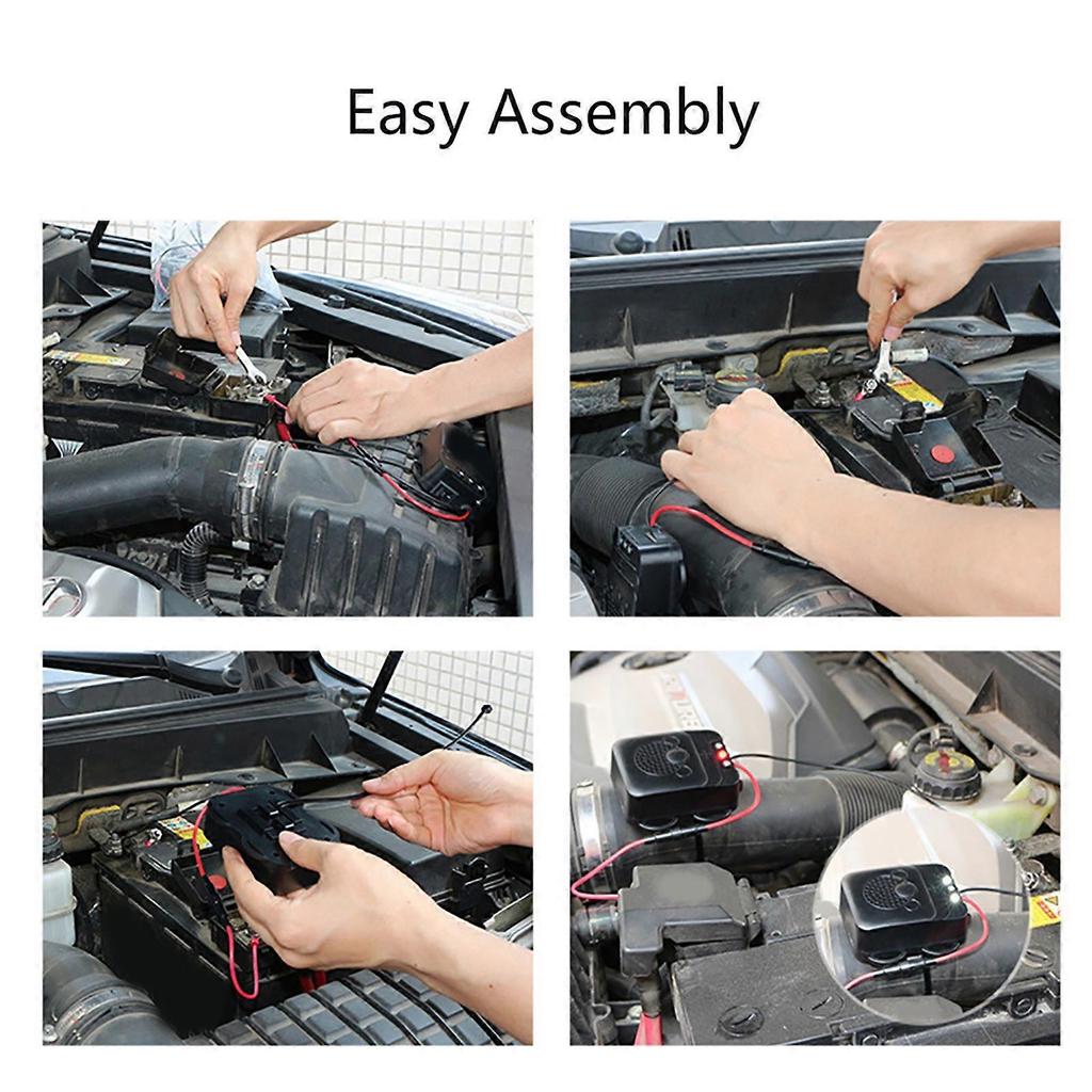 Electronic Ultrasonic Mouse and Rat Repeller, LED Strobe, 12V