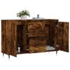 VidaXL Buffet, Sideboard with Legs, Storage Cabinet, Living Room Organizer, Interior, Smoked Oak 827201