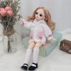 30см Bjd Кукла 12 Подвижных Суставов 1/6 Платье для Девочки 3D Карие Глаза Игрушка с Одеждой Обувью Детские Игрушки для Девочки Детский Подарок