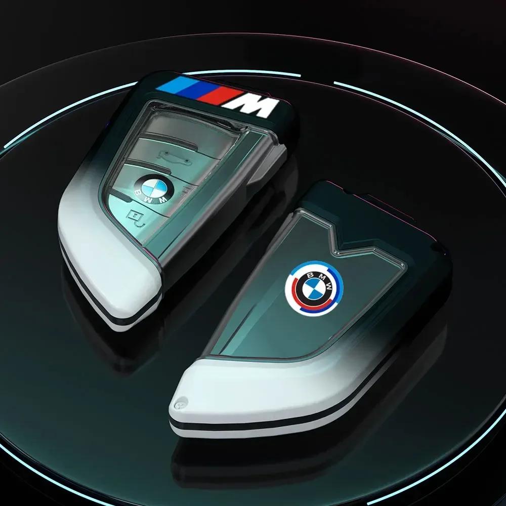 BAGE7 Car Sticker Hot 2025 M 2025 ABS Car Key Case Cover Shell for BMW M X1 X3 X4 X5 F15 X6 F16 G30 G11 F48 F39 520 525 G01 G02 G05 G3
