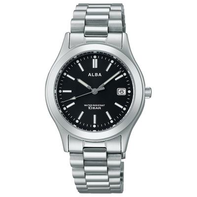 Часы Seiko Alba Стандартные кварцевые часы AQGK474 Мужские Серебристые
