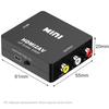 Goalfish HDMI RCA Преобразователь HDMI в RCA Преобразователь HDMI в AV Композитный преобразователь HDMI в RCA USB с возможностью аудиовыхода 1080P