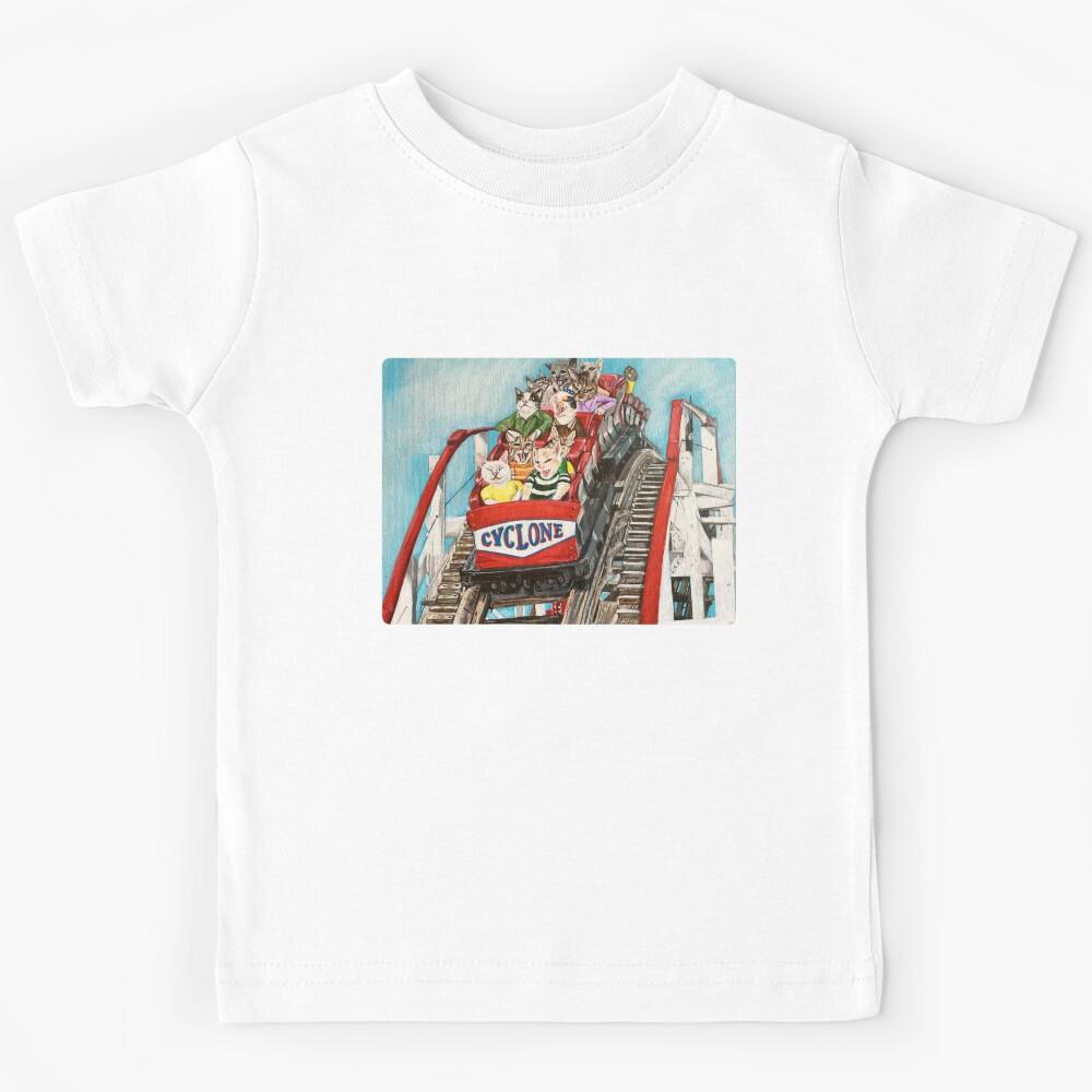 Ride the Cyclone - Paint cats funny Kids T-Shirt