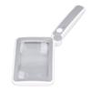 Handheld Magnifying Glass 4x Magenification 10 LED Lights 3 Levels Adjustable Rechargeable Rectangle Reading Magnifier