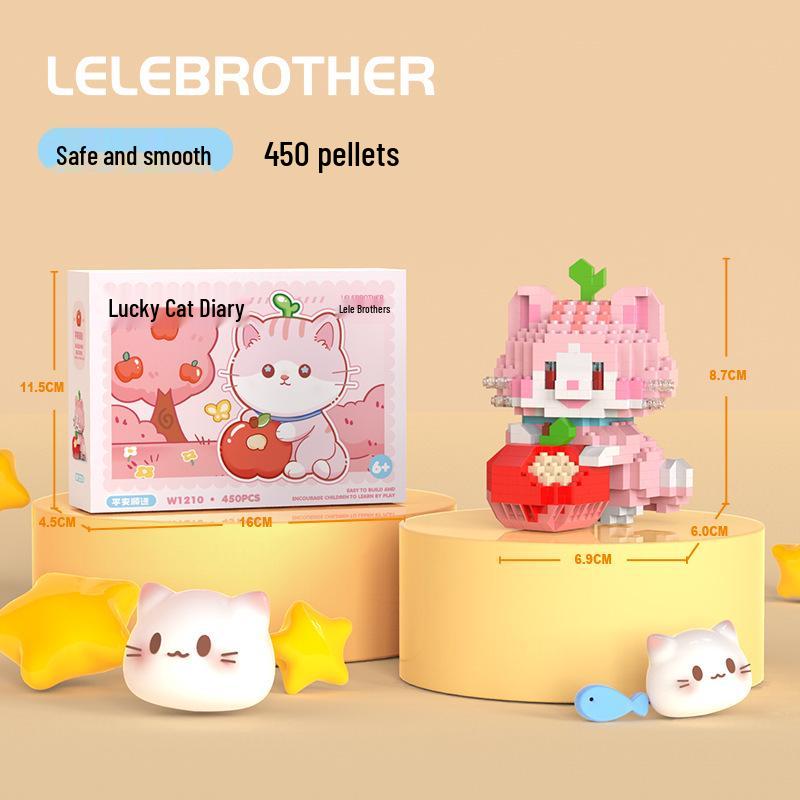 Китайские конструкторы Панда - Совместимые с кубиками Лего, Развивающие игрушки для сборки из микрочастиц, Подарочный набор