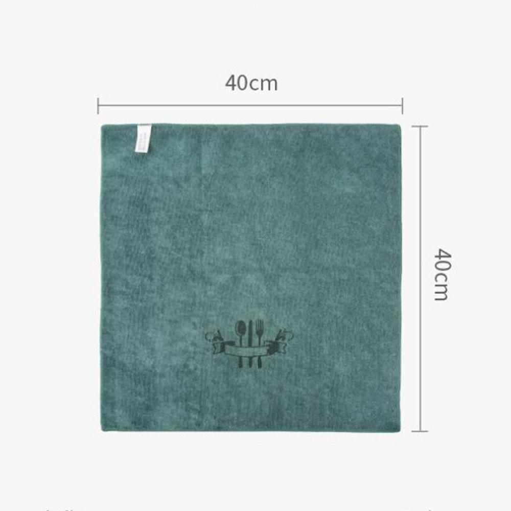 2pcs Foldable Dishcloth Thickened Anti Grease Cleaning Cloth Home Daily Cleaning