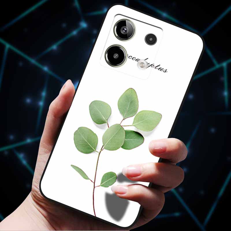 3D Цветочные тисненые чехлы для Redmi Note 13 Чехол Note13Pro 5G Мягкие силиконовые чехлы для телефона для Redmi Note 13 Pro Plus Задняя крышка Сумка