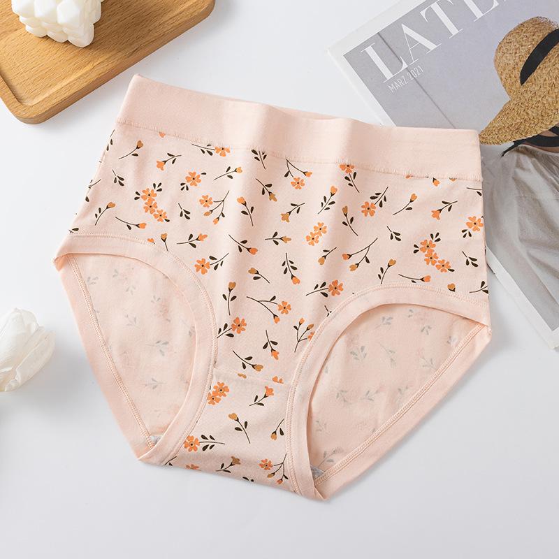 CFSC Women's Large Size Underwear Floral Print Underwear