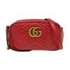 [Б/У] Сумка GG Marmont Small Matelassé через плечо 'Hibiscus Red' - Очень хорошее состояние #IQN86X