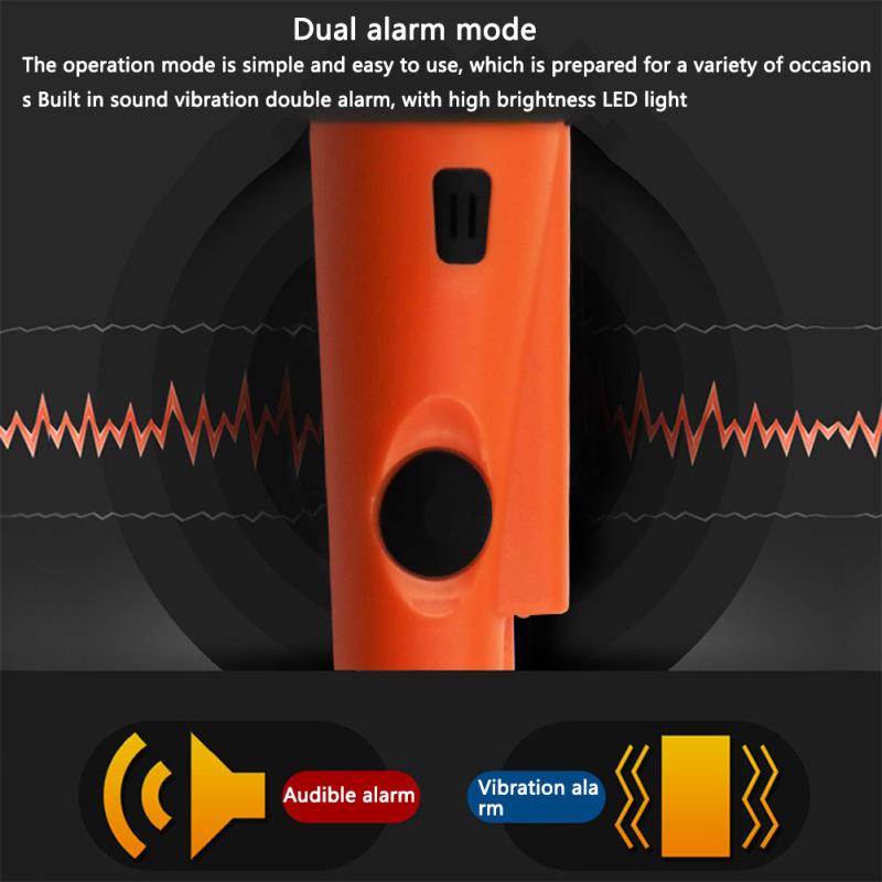 Ручной металлоискатель со светодиодной подсветкой Портативный IP66 Водонепроницаемый пылезащитный инструмент для обнаружения сада