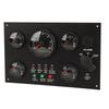 300x190mm Engine Boat Instrument Panel Water Oil Temperature Oil Level Voltage Tachometer 5 Gauge Set for Yachts RVs