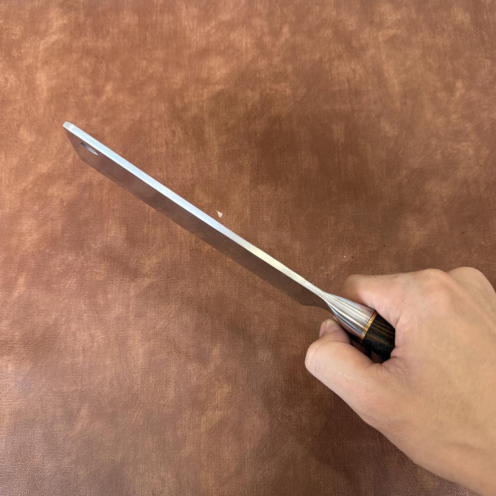 Powder Alloy Steel Blade Kitchen Knife Wood Handle Chef Slicing Vegetables Cleaver Meat Butcher Chopper Poultry Knife Messer