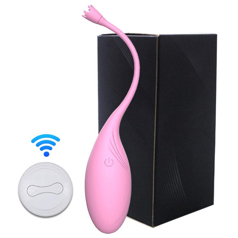 Беспроводной пульт дистанционного управления, вибрирующее яйцо для плотных упражнений, 10 скоростей, вибратор для точки G, клитор, шарик для женщин, вагинальная стимуляция, секс-игрушки для взрослых