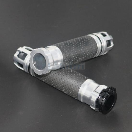 Мотоциклетные ручки для руля 7/8 дюйма, 22 мм, универсальная ручка на конце, скользящая рукоятка с ЧПУ