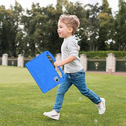 Детский чехол XunyLyee для Lenovo Idea Tab 11 дюймов (TB336ZU / TB336FU) Планшет 2025, Синий, Защитный чехол с ударопрочной ручкой из ЭВА для детей
