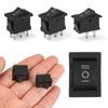 5Pcs 2/3/6Pin Snap-in On/Off KCD1 Power Buttons Push Button Switches 15x21mm Rocker Switch