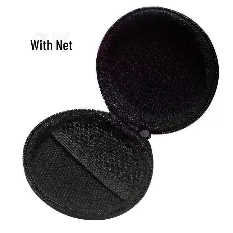 Eva Bag: Data Cable & Earphone Storage - Round Zipper Bag for Digital Accessories