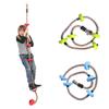 Kids Climbing Ropes Children Swing Disc Climbing Plastic Rope Kids Playground Equipment Outdoor Indoor Swing Fun Fitness Toys