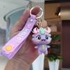 Year of 2024 Mascot Dragon Figurine Hanging Cute 3D Dragon Keychain Ornament Cartoon Animal Keyring