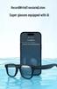 AI-Powered Smart Translation Glasses with 1200W Camera, Dual Microphone, Noise Reduction, and Live Streaming Capability.