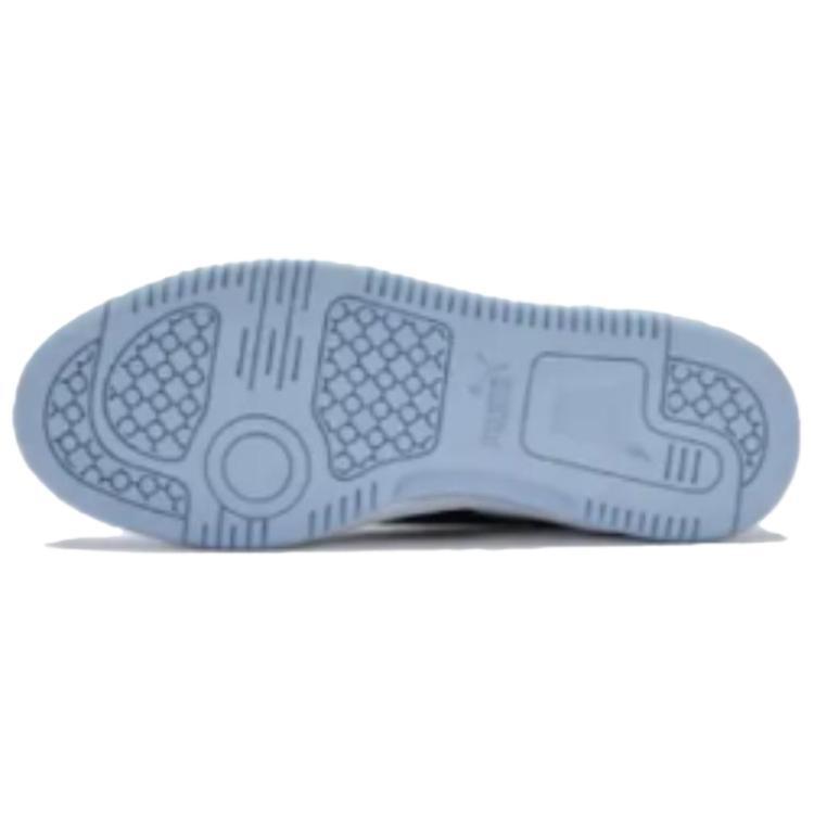 PUMA Rebound V6 Abrasion Resistant Breathable Low top Skateboard Shoes Unisex Blue White Black 392328-57
