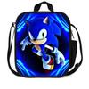 Сумка для ланча Sonic Hedgehog Стильная наплечная сумка для детей и взрослых Большая вместимость Дорожная сумка